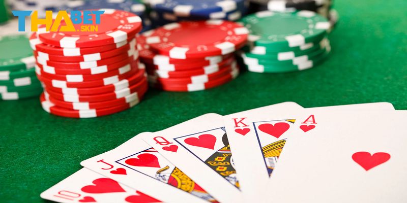 Các hình thức cược bài Poker online tại nhà cái Thabet